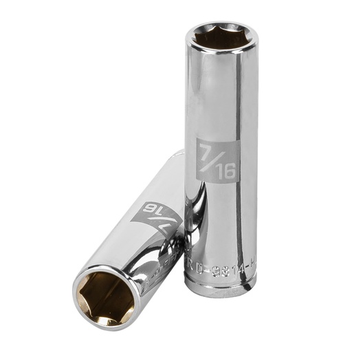 [13713] Dado largo de 7/16', 6 puntas, cuadro 3/8', TRUPER D-3814-HL