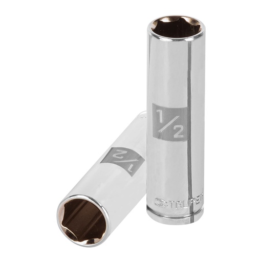 [13714] Dado largo de 1/2', 6 puntas, cuadro 3/8', TRUPER D-3816-HL