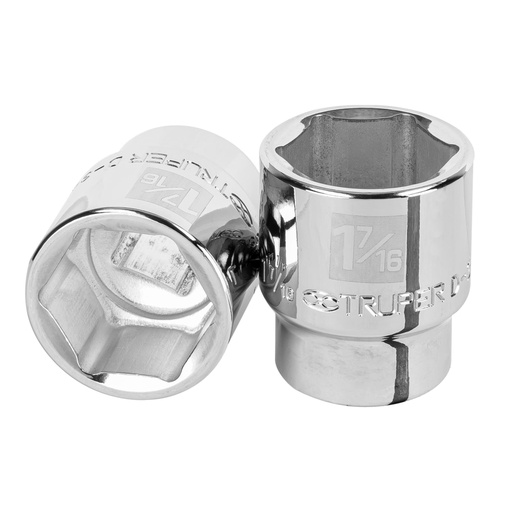 [13831] Dado de 1-7/16', 6 puntas, cuadro 3/4', TRUPER D-3446-H