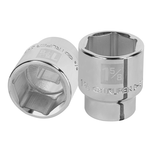 [13834] Dado de 1-5/8', 6 puntas, cuadro 3/4', TRUPER D-3452-H