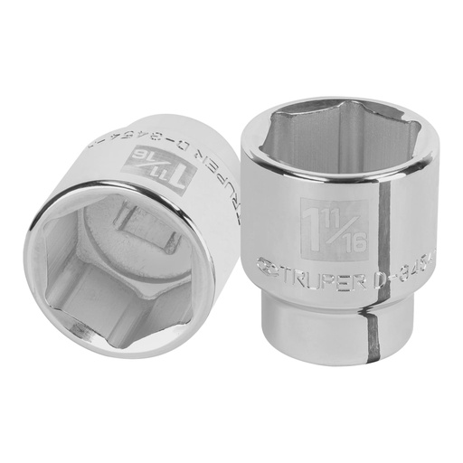 [13835] Dado de 1-11/16', 6 puntas, cuadro 3/4', TRUPER D-3454-H