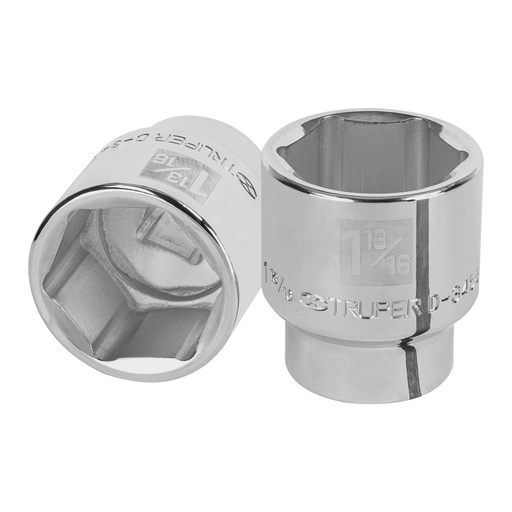[13837] Dado de 1-13/16', 6 puntas, cuadro 3/4', TRUPER D-3458-H