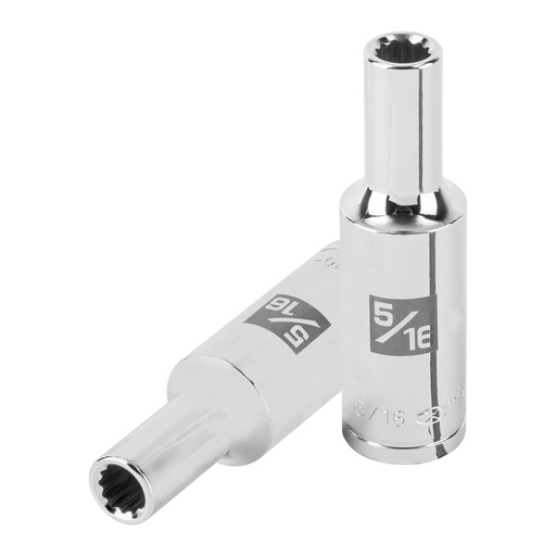 [101001] Dado largo de 5/16' 12 puntas, cuadro 1/2', TRUPER D-1210-EL