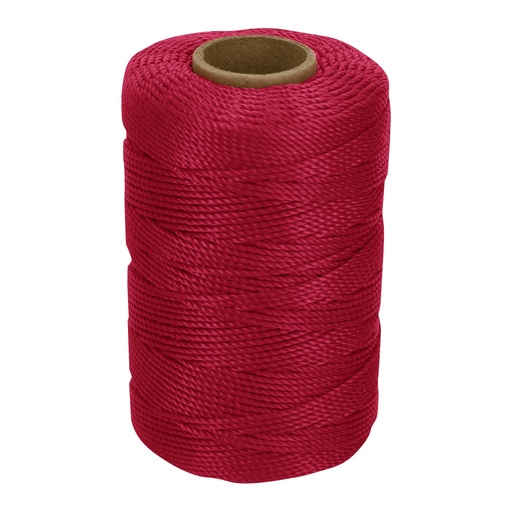 [14054] Carrete con 165 m de hilo para albañil rojo, TRUPER HIL-165R