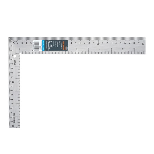 [14386] Escuadra 8'x12' de acero para cantero, Truper E-8X12