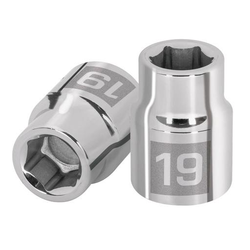[14965] Dado de 19 mm, 6 puntas, cuadro 3/4', TRUPER D-3419-M