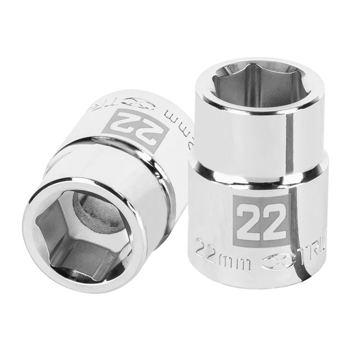 [14969] Dado de 22 mm, 6 puntas, cuadro 3/4', TRUPER D-3422-M