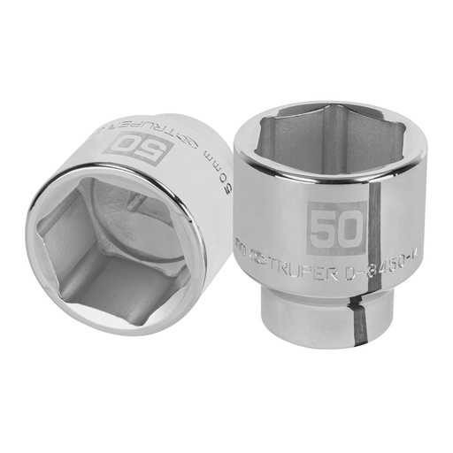 [14997] Dado de 50 mm, 6 puntas, cuadro 3/4', TRUPER D-3450-M