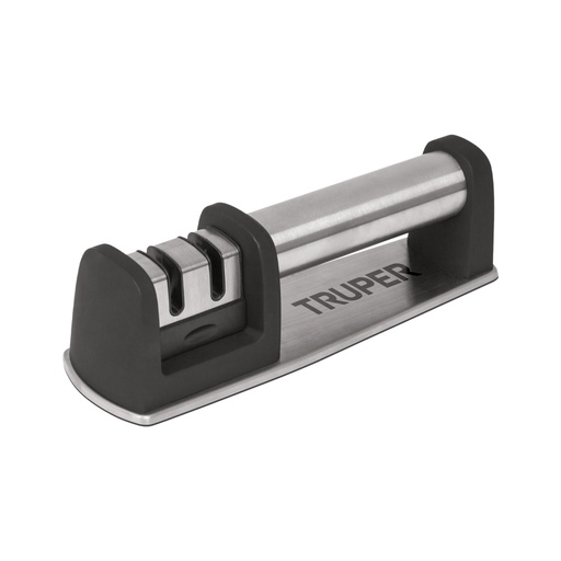 [15147] Afilador de cuchillos, cuerpo de acero inoxidable, TRUPER AFI-CUX