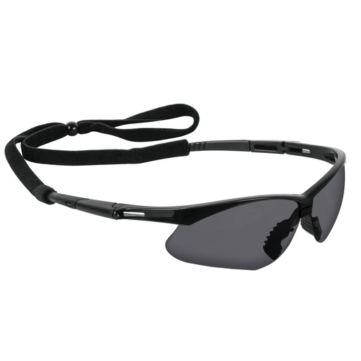 [15172] Lentes seguridad grises antiempaño c/cordón ajustable, Sport LESP-SN