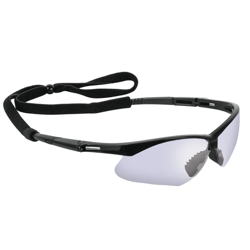 [15184] Lentes seguridad deportivos espejo azul, cordón ajustable LESP-EZ