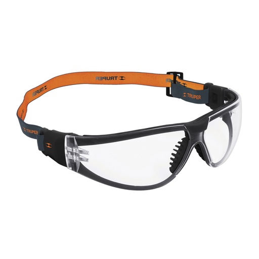 [15304] Lentes de seguridad, transparente con banda elástica, Active LEDE-ST-R