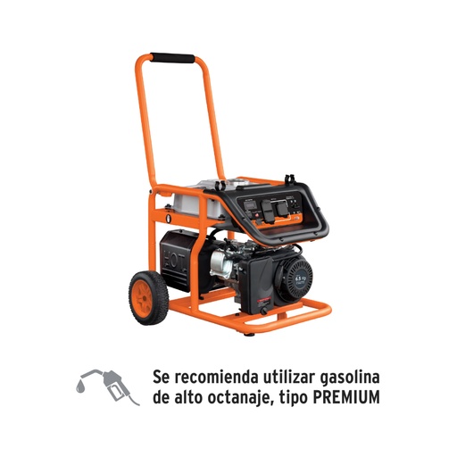 [15342] Generador portátil 2.5 kW motor a gasolina, TRUPER GEN-25X
