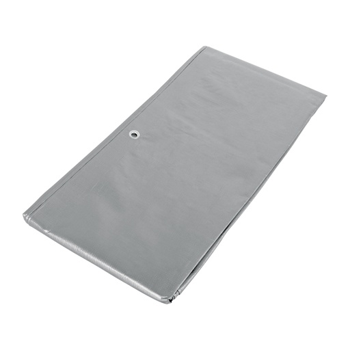 [15361] Lona de polietileno reforzada 2 x 3 m, gris, 180g/m2, TRUPER LT-23