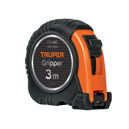 [15387] Flexómetro contra impactos 3 m cinta 13 mm grad. métrica FH-3ME