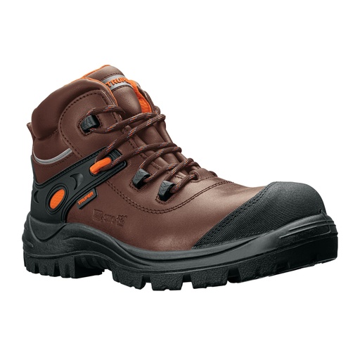 [15472] Bota de seguridad café, #26 casquillo de aramida, TRUPER ZC-426C