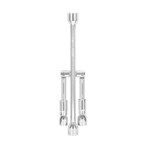 [15484] Llave de cruz 14' plegable pulida y cromada, TRUPER LLCR-14X
