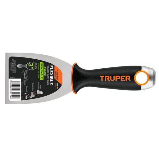 [15851] Espátula flexible 3' acero inoxidable, Comfort Grip, EXPERT ET-3FX