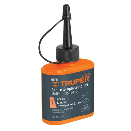 [16711] Aceite multiusos, 30ml (1oz), TRUPER A-31-30
