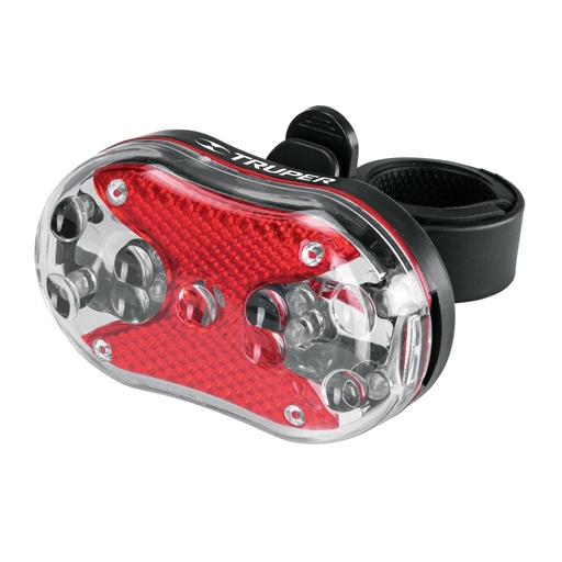 [16797] Linterna trasera para bicicleta 9 LEDs con 2 pilas AAA LIBI-9T