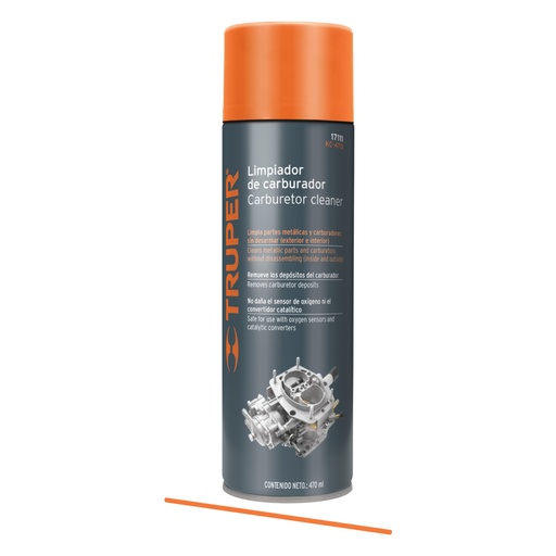 [17111] Limpiador de carburador, 470ml (16oz), TRUPER KC-470