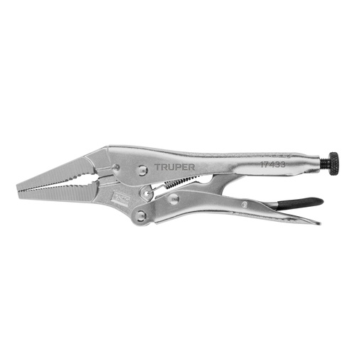 [17433] Pinza de presión 9', punta larga, TRUPER PPT-9PL