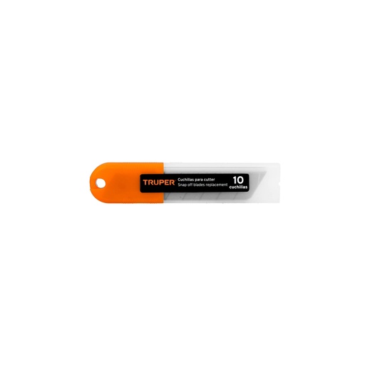 [17903] Estuche con 10 cuchillas SK4 de 25 mm para cutter, TRUPER REP-CUT-7
