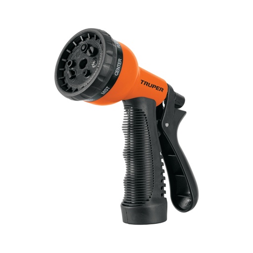 [18482] Pistola para riego de 8 funciones plástica con recubrimiento PR-409