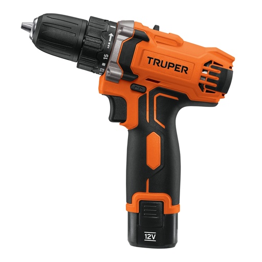 [18653] Taladro/destornillador compacto 3/8', 12V, 1 bat 2Ah, PRO TALI-12AC