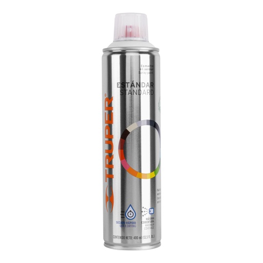 [19032] Pintura en aerosol, blanco brillante, bote esbelto, 400 ml PA-BB