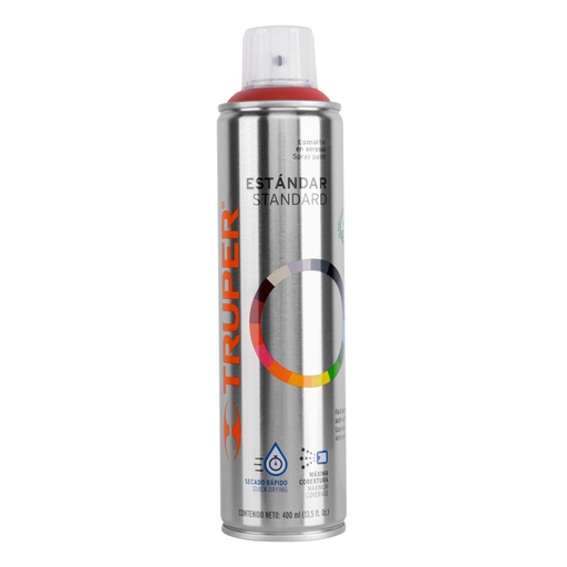 [19055] Pintura en aerosol, rojo primario, bote esbelto, 400ml PAP-RO