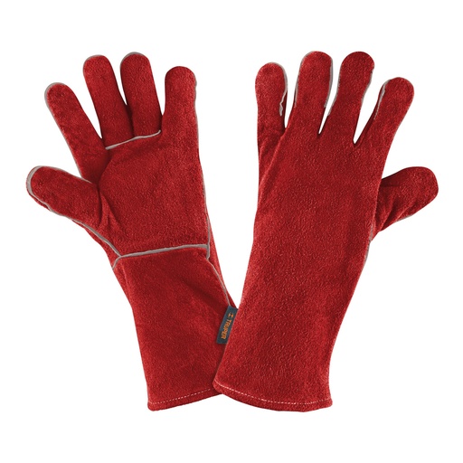 [19458] Guantes para soldador, rojos, TRUPER GU-505