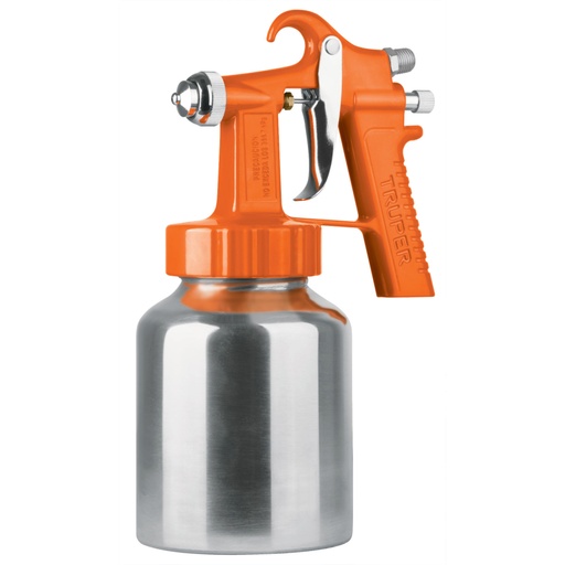 [19510] Pistola p/pintar baja presión, 1.5 mm, naranja, entrada sup PIPI-27