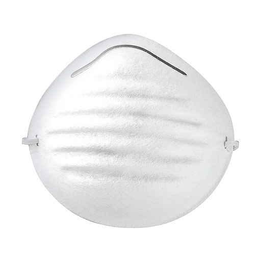 [19752] Blíster con 10 cubrebocas para polvos tipo concha, Truper MAS-B