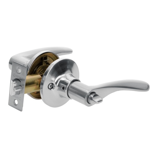[20036] Cerradura manija 'Milán' recámara cromo mate, cil metal CEMA-3RB