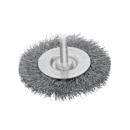 [21003] Carda circular 3' alambre grueso para taladro, Pretul CA-3P