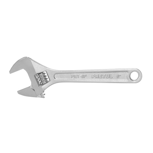 [21814] Llave ajustable (perico) 6' cromada, PRETUL PET-6P