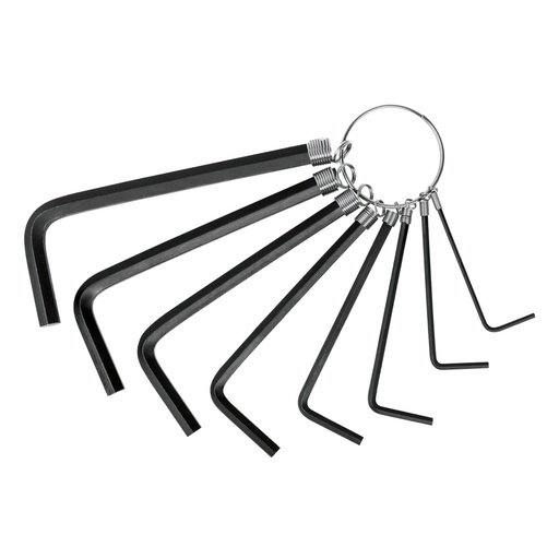 [21850] Juego de 8 llaves hexagonales std, tipo llavero,PRETUL ALL-P8P
