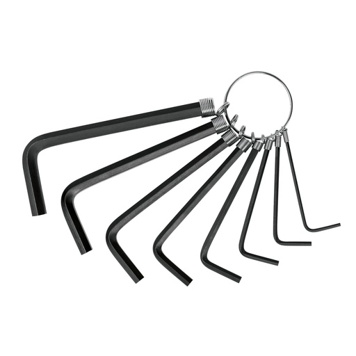 [21851] Juego de 8 llaves hexagonales mm, tipo llavero, PRETUL ALL-P8M