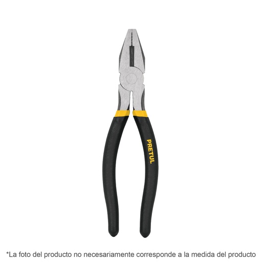 [22603] Pinza para electricista 7' mango de PVC, PRETUL PEL-7P