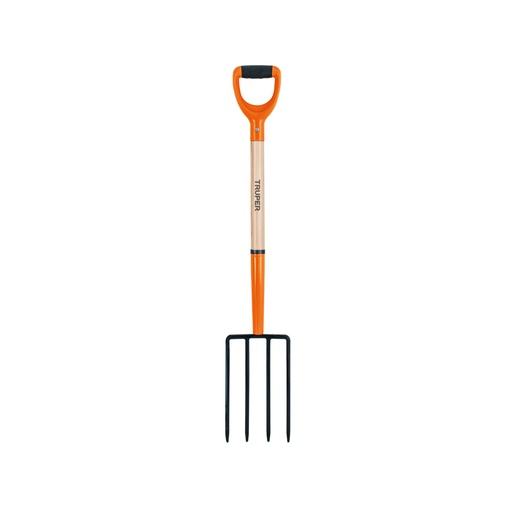 [101540] Bieldo para jardín, 4 dientes cuadrados, mango 29', puño 'Y' BJ-4PC