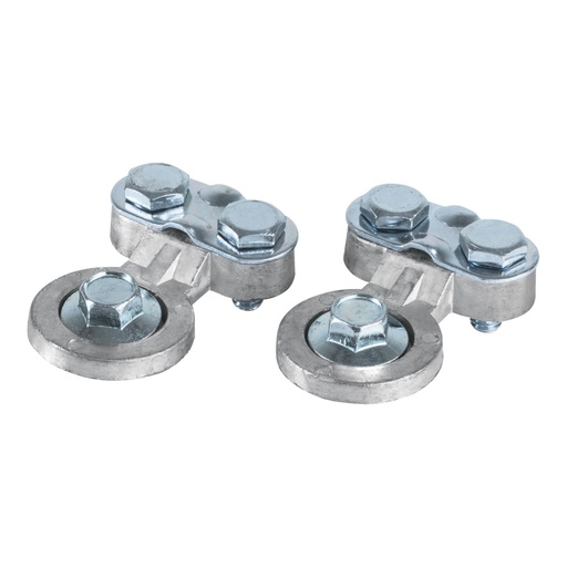 [23040] Blíster 2 terminales p/batería, plomo, poste lateral, Pretul TEBA-1