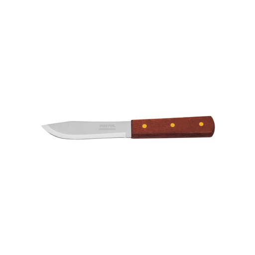 [23075] Cuchillo cebollero 5' mango de madera, Pretul CUCH-M50