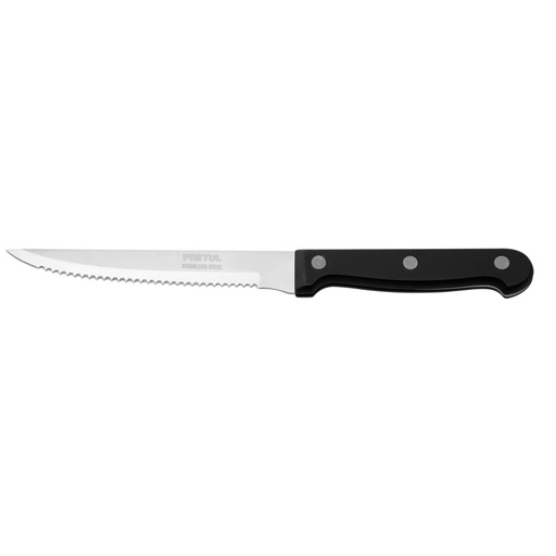 [23092] Cuchillo con sierra para asado 5' mango de plástico, PRETUL CUCH-P52