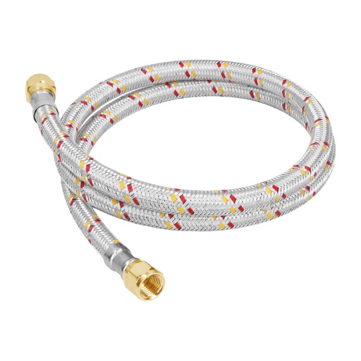[23202] Manguera para gas, aluminio, 5/16' flare, 100cm, FOSET BASIC FGA-10NP