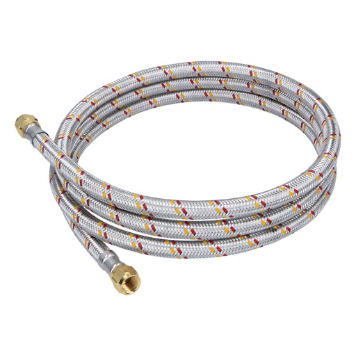 [23204] Manguera para gas, aluminio, 5/16' flare, 200cm, FOSET BASIC FGA-20NP