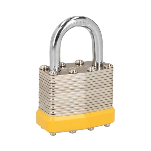 [23503] Candado laminado, 40 mm, gancho corto, blíster, HERMEX BASIC CM-40P