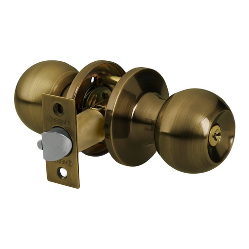 [23656] Cerradura tipo esfera, tubular, entrada, antiguo, BASIC BALT-LA-EP