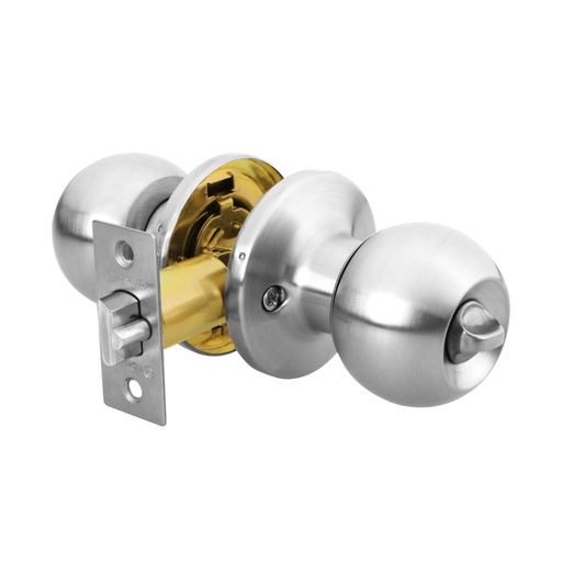 [23660] Cerradura tipo esfera, tubular, recámara, cromo, BASIC BALT-CM-RP