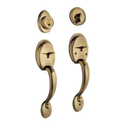 [23677] Doble jaladera y perilla, Berna mariposa, LA, BASIC CEP-21JJP